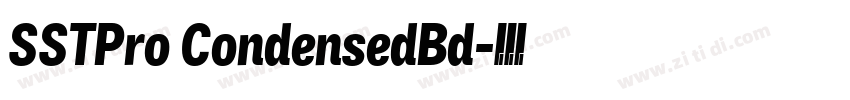SSTPro CondensedBd字体转换 SSTPro CondensedBd字体转换